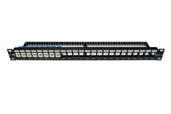 CAT6 24-Port Modular Patch Panel